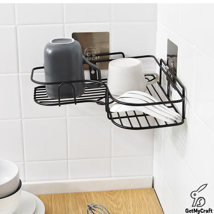 Metal Corner Rack (Heavy quality pack of 2)