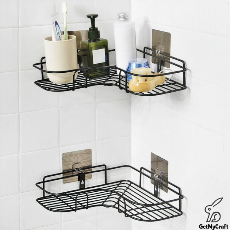 Metal Corner Rack (Heavy quality pack of 2)